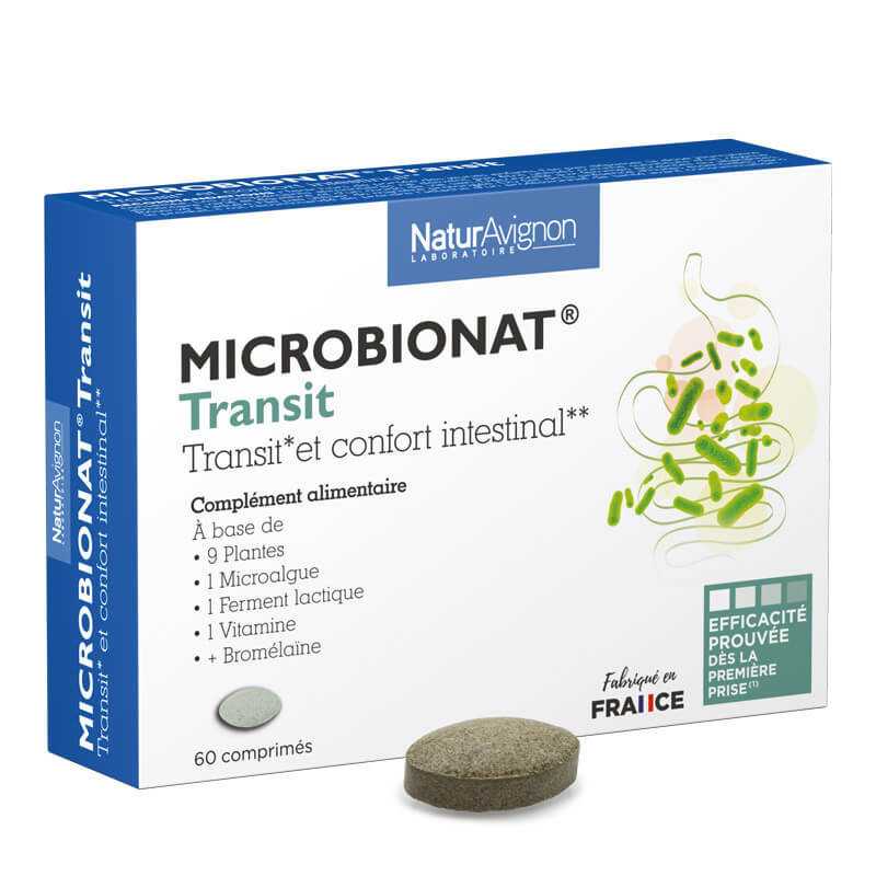 Microbionat transit : Complément Alimentaire pour le transit