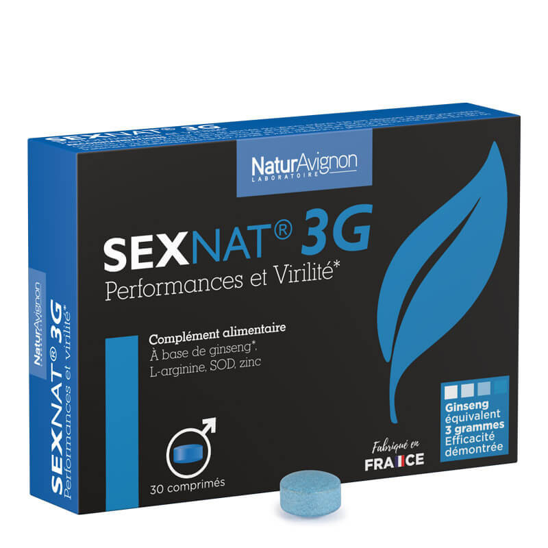 SexNat 3G : Compléments alimentaires Performances et Virilité
