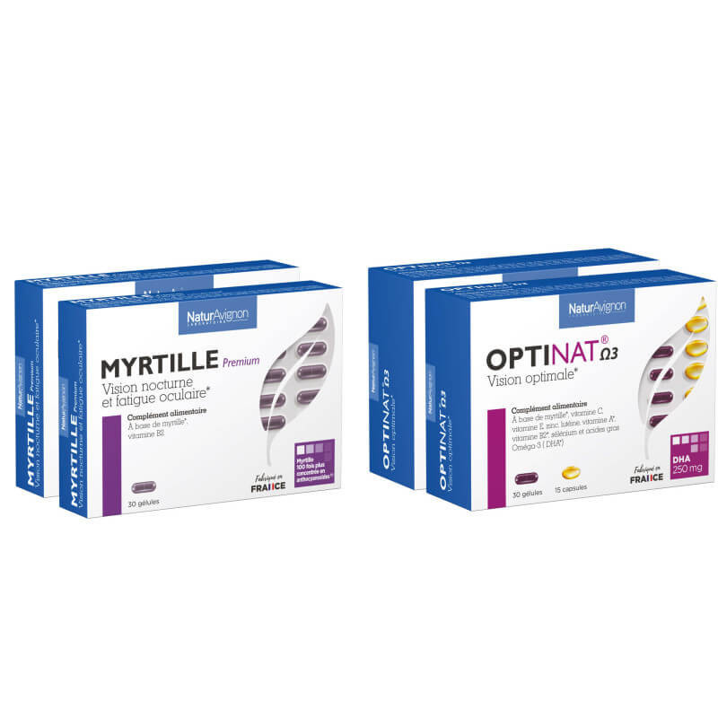Duo Optinat & Myrtille : pour limiter la fatigue oculaire