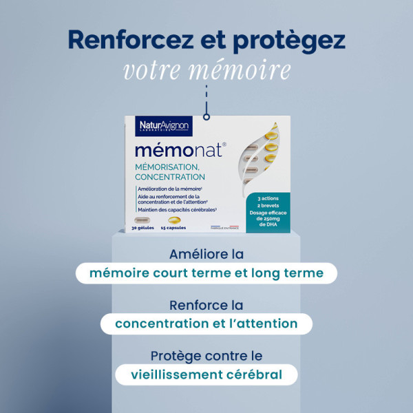 Programme Ginkgo et MémoNat - Complément alimentaire mémoire