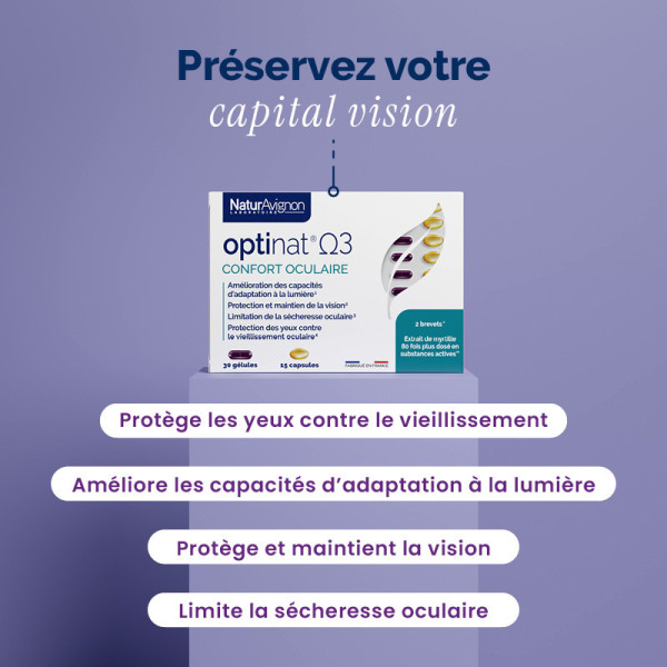 Duo Optinat Myrtille - Fatigue oculaire