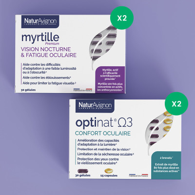 Duo Optinat Myrtille - Fatigue oculaire