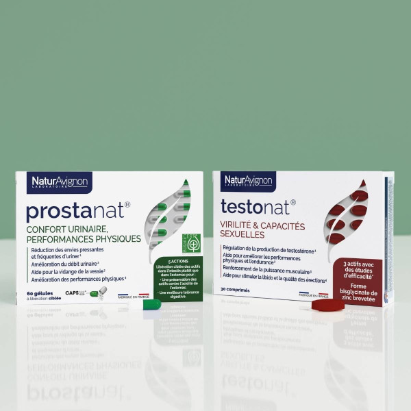 Compléments alimentaires Prostate, Libido & Téstostérone