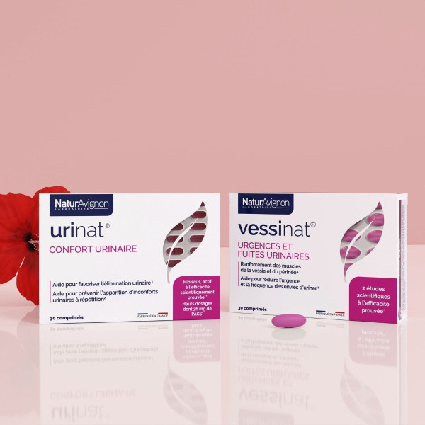Vessinat & Urinat : Compléments Alimentaires Fuite et Confort Urinaire