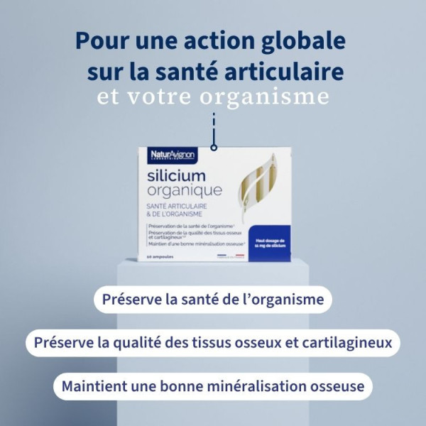 Complément Alimentaire Silicium Organique pour l'Ossature