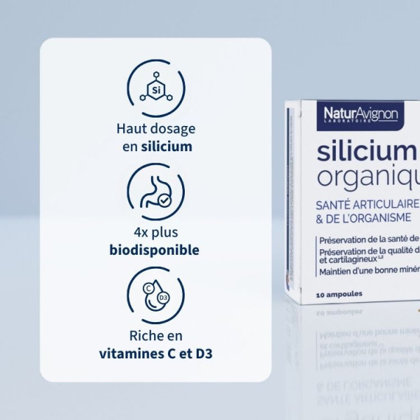Complément Alimentaire Silicium Organique pour l'Ossature
