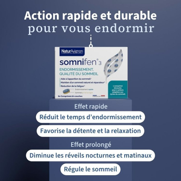 Somnifen 3 - Complément alimentaire sommeil naturel