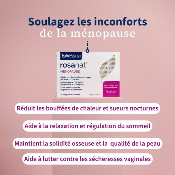 Rosanat Ménopause - Complément alimentaire ménopause