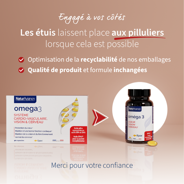 Complément alimentaire Omega 3 - coeur et artères