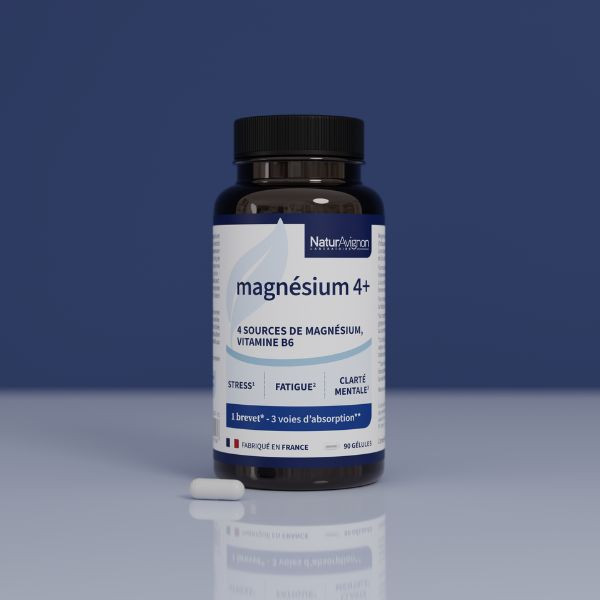 Magnésium 4+ pour lutter contre le stress et la fatigue