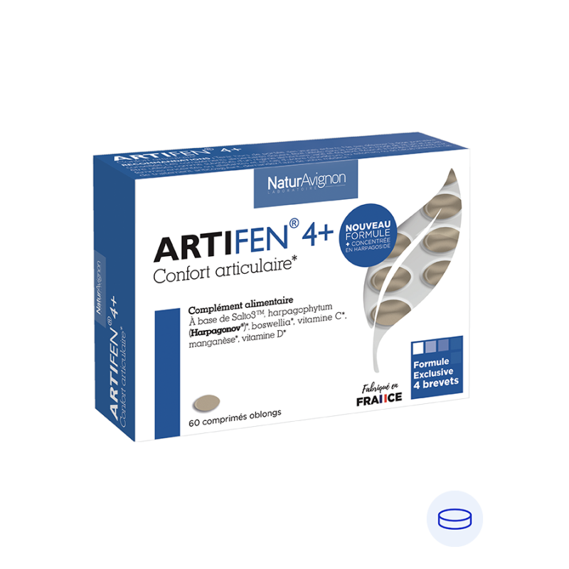 Laboratoire NaturAvignon - Complément alimentaire Artifen comprimés qui aide à soulager les articulations